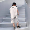 Children's  children's clothing boys summer vest new kids handsome sleeveless suit boys two-piece set classy