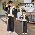 Girls' spring outfit set - loose fit, trendy & stylish  new collection - casual two-piece set for spring/autumn