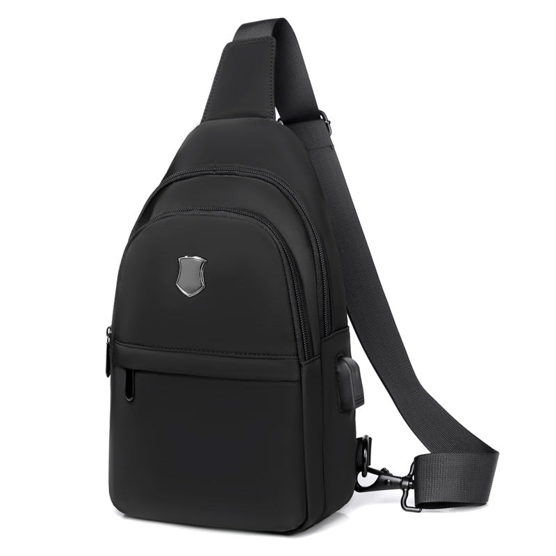 Processing custom breast bag trendy fashion chest bag men's and women's outdoor crossbody small backpack shoulder bag wholesale