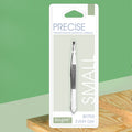 Keqi stainless steel flat tip & slant tip tweezers - professional eyebrow shaping tool for makeup artists - cross-border e-commerce exclusive