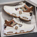 2026 spring new men's breathable high-top sneakers, trendy versatile chunky sole casual dad shoes for men