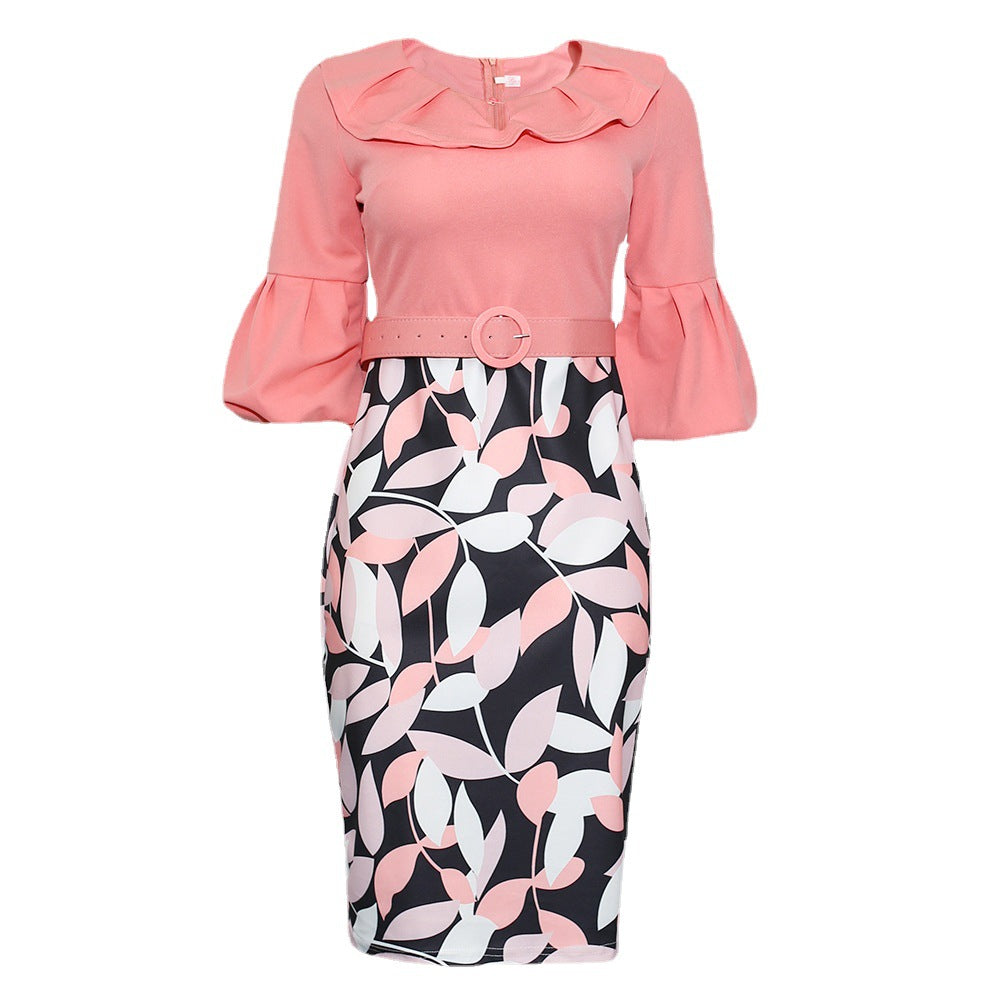 Hot-selling printed dresses for us and european export, perfect for everyday wear and commuting. available on , , , and in plus sizes for the african market