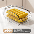 Refrigerator organizer drawer - food-grade kitchen storage box for vegetables, eggs, and freezer - the ultimate kitchen gadget