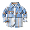 New arrival adult fashion spring autum plaidshirt family of three family outfit fashionablepatchworkcasualoutwear