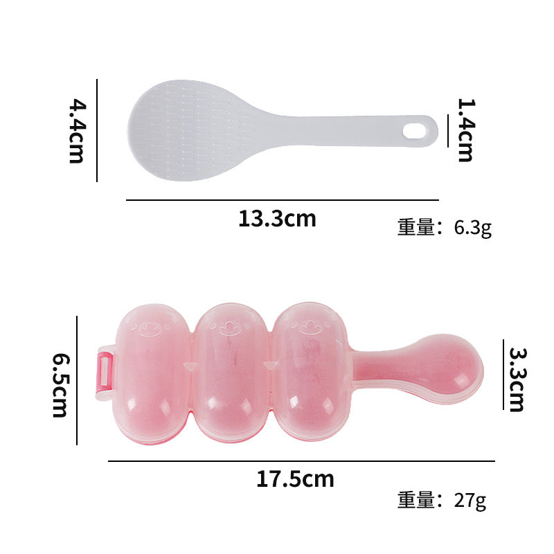 Rice ball shaking handy gadgetkids shake to make rice ball shape mold shake to feed the baby handy gadget