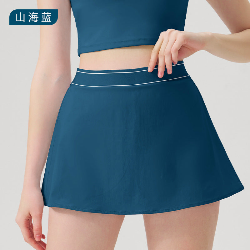 new arrivalcasual sports intimatesfashion tape tennis skirt suit running sports yoga suit fitness suit
