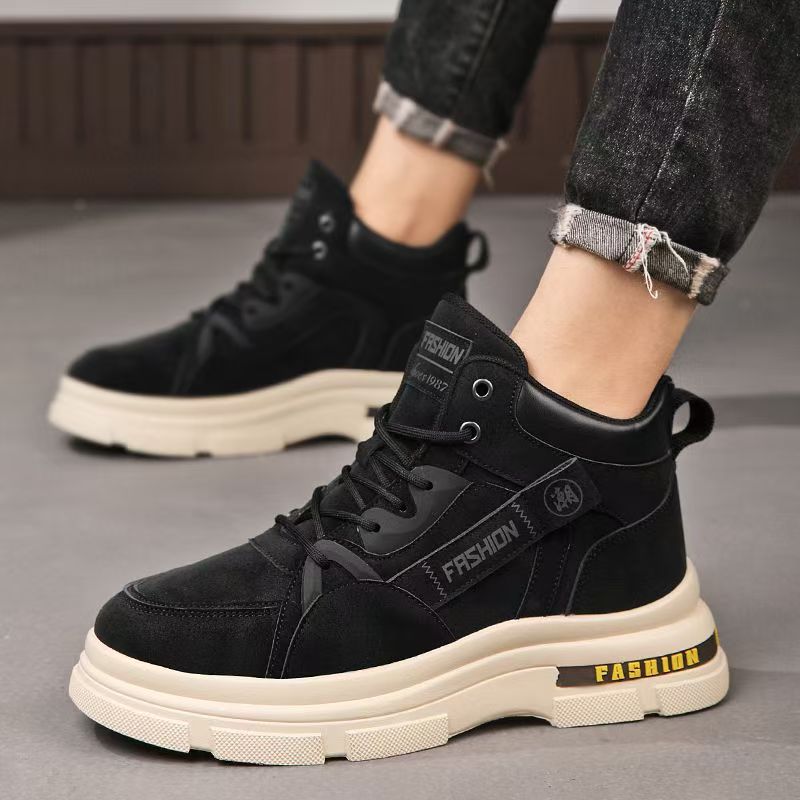 Men's safety shoes - spring 2025 collection: anti-slip, wear-resistant, waterproof work shoes for construction sites, workplaces, and everyday use. stylish martin boots for construction and industrial work