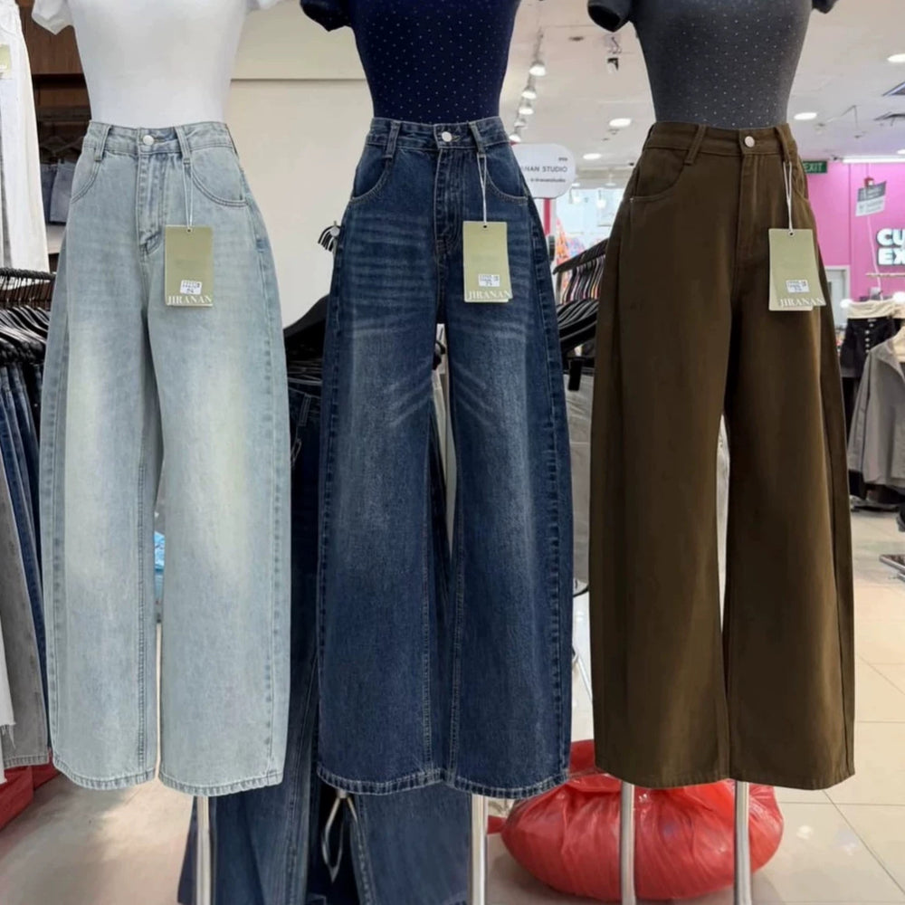 Cargo jeans women's jeans wholesale available boyfriend jeans loose pants for women