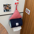 Creative small house paper box dormitory for home kitchen bathroom tissue box high-looking wall-mounted tissue hanging bag