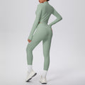 Cloud-feel outdoor compression yoga set for women - cropped high-waisted running workout outfit, quick-dry activewear two-piece set
