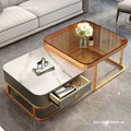 Rock slab coffee table living room for homenew arrivalaccessible luxury marble table foldablenormcore coffee table small apartment