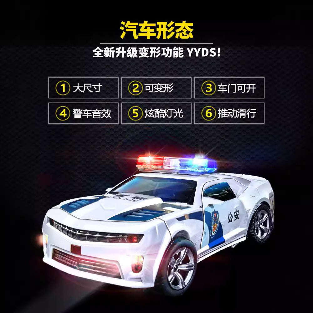 Toy 5 Car Robot King Kong Optimus Pillar Model Figure Bumblebee Children's 4 Boy Genuine Puzzle