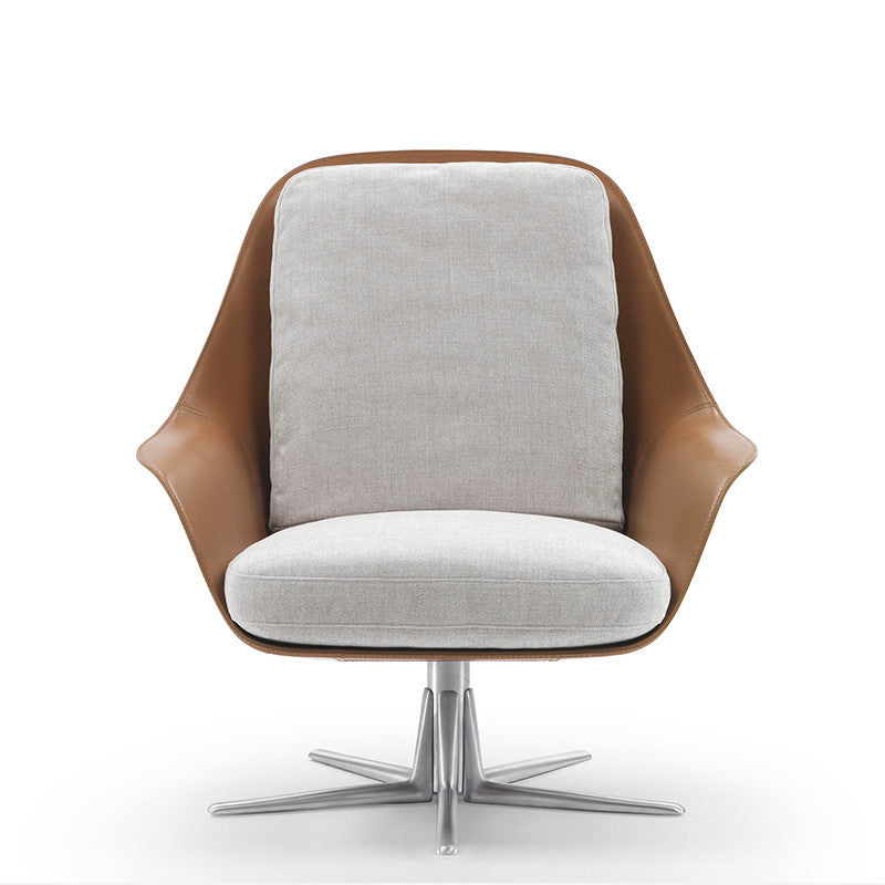 Italian minimalist sofa chair, simple modern design, suitable for apartments, villas, and casual lounging. designer fashion living room chaise lounge
