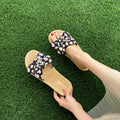 Summernew arrivalflower sandals and slippers for women outwear small fresh bows soft bottomnon-slip beach shoes flip-flops