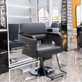 Smoke-colored backrest + (black electroplated disc) + large black round pedal