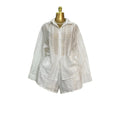 European and american cross-border women's fashion:  spring new collection - stylish turn-down collar, loose-fit solid color blouse and wide-leg shorts set