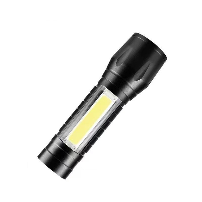 LED Mini Flashlight Long-lasting battery life Explosion-proof outdoor portable emergency lighting Outdoor USB charging