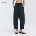 Spring/summer new arrival: women's casual drawstring ankle pants - quick-dry, breathable, activewear cropped trousers (style d26043)