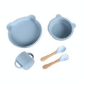 hot-selling maternal and infant products food-grade silicone children's food supplement feeding tableware baby suction cup bowl portable set