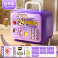 Purple labubu [card swipe fingerprint/music story/key password] rechargeable version