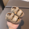 Boys' closed-toe sandals, new summer collection: soft-soled beach shoes for kids, girls' athletic shoes, toddler shoes, and first walker shoes