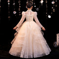 Kids dress flower girl wedding dress wedding host classygirl piano performance catwalk evening dress exportin stock