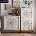 American sideboard retro entrance cabinet classy storage cabinet frenchaccessible luxury solid wood shoe cabinet sofa small cabinet