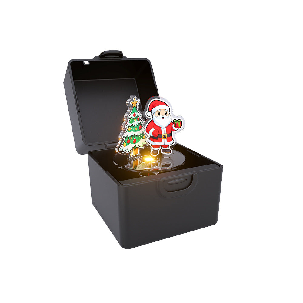 Birthday Cake Music Box Candle Glow Valentine's Day Party Decorations, Holiday Gifts Joke Toys