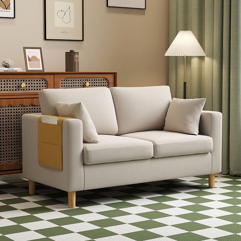 Small apartment convertible sofa bed with storage, suitable for living rooms, offices, bedrooms, apartments, rentals, and rental properties. simple fabric sofa