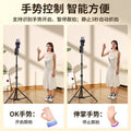 Mobile phone follow-up gimbal handy gadget selfie stick fully automatic 360-degree rotate bracket live broadcast stabilizer face tracking