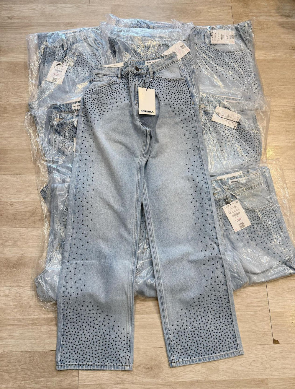 Boyfriend jeansnew hot rhinestone sequinjeans women's pantsavailable women's jeans