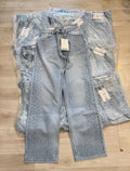 Boyfriend jeansnew hot rhinestone sequinjeans women's pantsavailable women's jeans