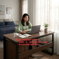 Long computer desk desktop home writing desk simple office desk minimalist modern bedroom study table