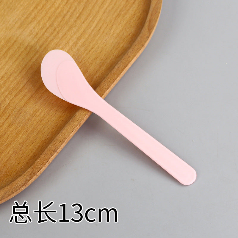 Wholesale facial mask applicator spatula set: plastic beauty mixing, stirring, scraping, and smoothing tools for face, body, and eye creams - crescent shaped spoons included