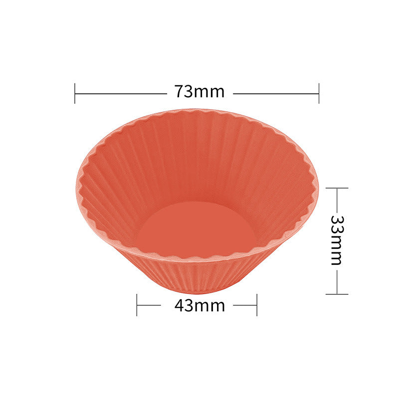 Cross-border silicone muffin cup cake mold high temperature baking tool silicone cake mold DIY silicone cake mold