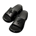 5cm thick sole slippers women's new arrivaly2k star beach shoes women's summer fashion women's shoes non-slip slippers sandals wholesale
