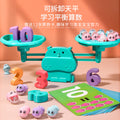 Musical hippo magnetic electric fishing game - educational balance toy for early childhood development, brain training, and math skills - perfect for boys and girls