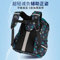 New arrival primary school student schoolbag for men and women all-in-one double-layer hard shell spine protection and burden reduction schoolbag
