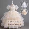 Yimingwei fashionnew arrivalgirl princess dress flower girl wedding kids tutu skirt baby girl baby first birthday dress