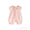 Summer romper thin baby girl sleeveless jumpsuit toddler baby vest cutesweet outing clothes