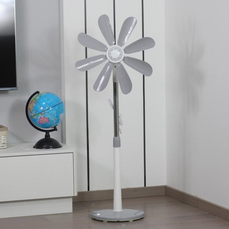 Small vertical floor fan, living room, dormitory, office without mesh cover, mini electric fan, household strong wind
