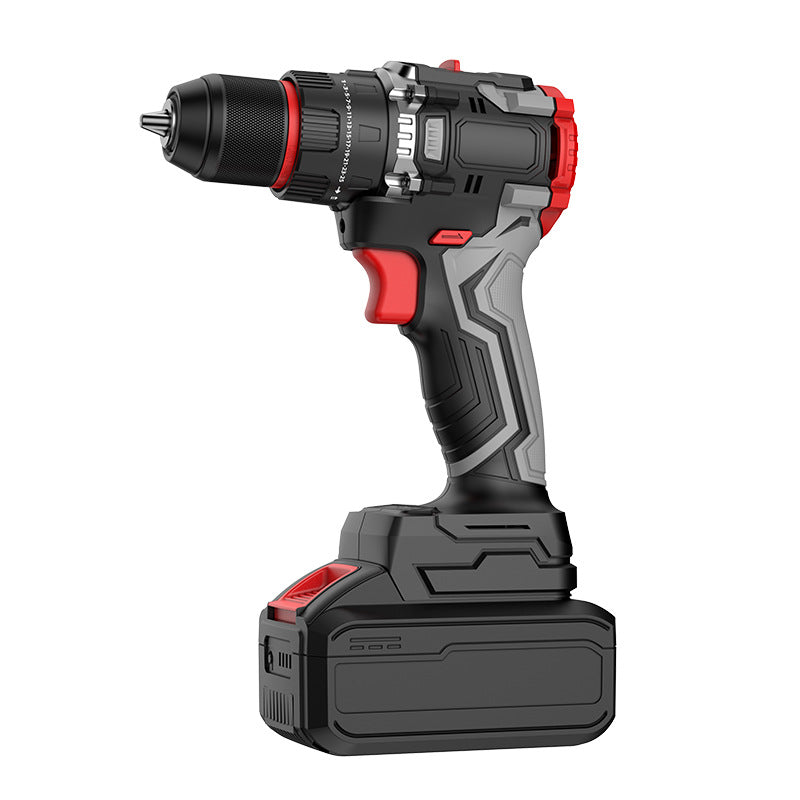Cross-border customization Nanwei brushless hand drill household electric drill power tool portable decoration punching electric screwdriver