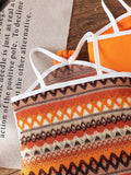 spring new arrivals: girls' european & american bohemian style sister set - halter dress two-piece