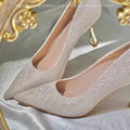French chic stiletto heels - elegant and minimalist wedding shoes for women, perfect for daily wear, bridesmaids, and as a comfy option for the mother of the bride