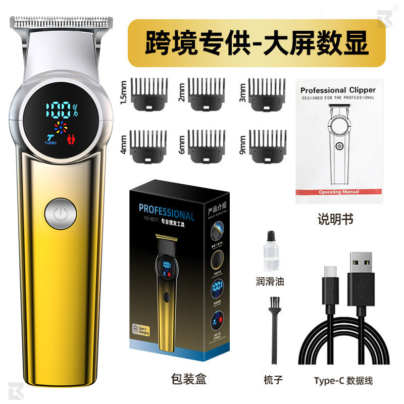 hairdressing machine, american hair clipper, electric hair clipper, electric hair clipper, for home fast charging razor, bald hairdressing clipper