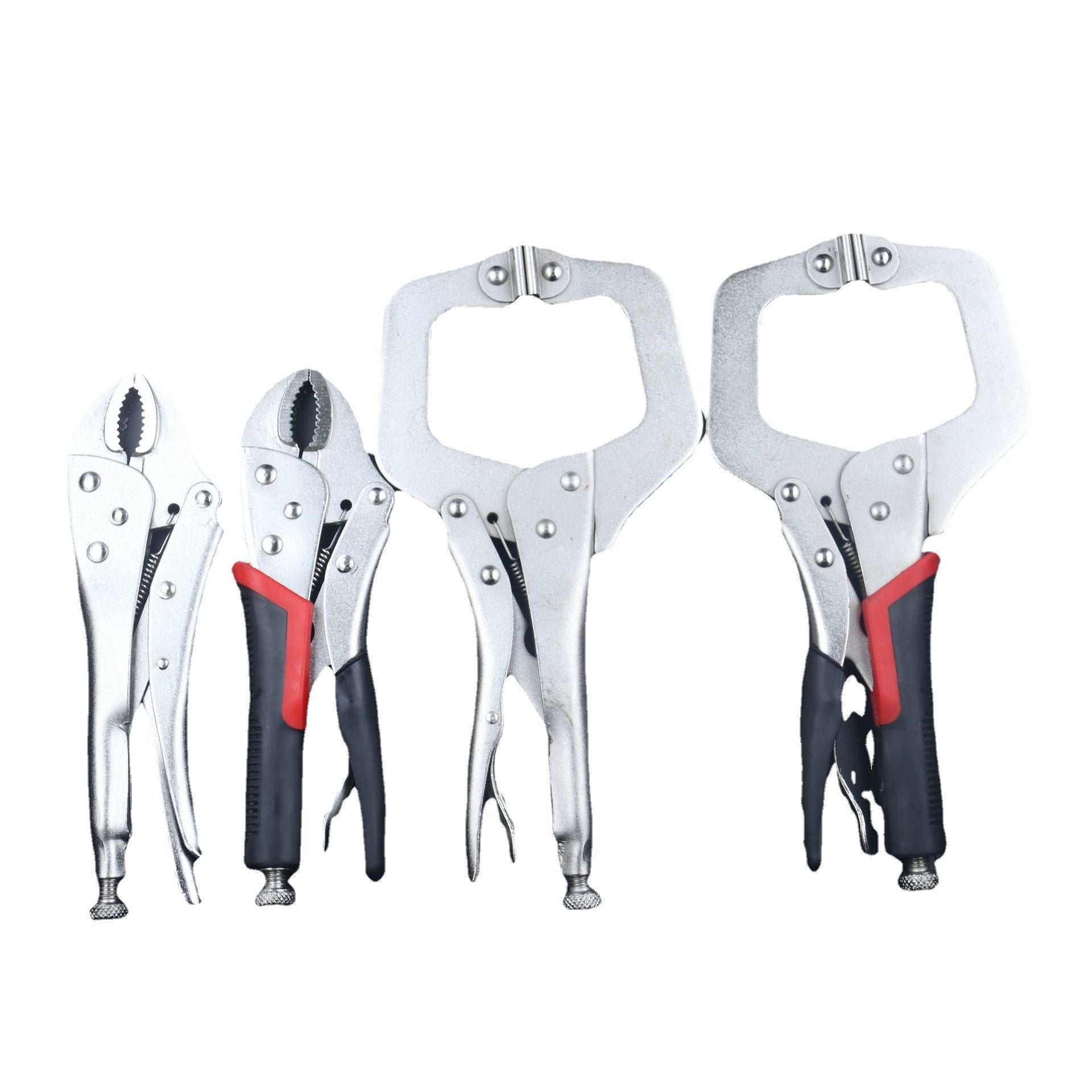 Wholesale free shipping round head American power pliers hardware tools heavy duty C type multi-function welding fixed manual clamp