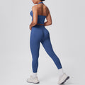 new arrival seamless halter neck beautiful back yoga clothes peach butt tight breathable outdoor running fitness sports suit