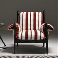 Red wu chair single sofa chair down detachable washable retrob&b designer living room lazy casual chair
