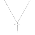 European and american cross-border new cross necklace for women, popular trendy simple ins pendant clavicle chain neck chain