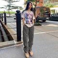Ebay fashion cross-border  new arrival denim semi-elastic design stylisheasiest for matchworkwear pants  women's fashion